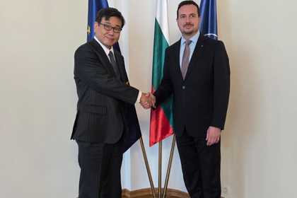 Deputy Minister Nikolay Pavlov Receives Copies of the Letters of Credence of the Newly Appointed Ambassador of Japan to Bulgaria 